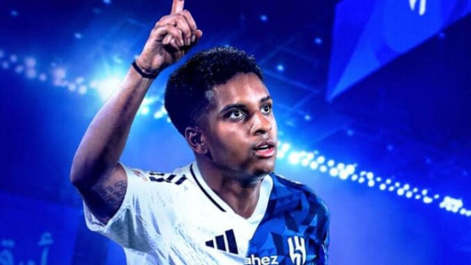 Al-Hilal make 'super offer' for Rodrygo as Neymar replacement