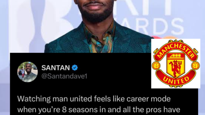 Rapper Santan Dave Shuts Down Football Twitter with Brutal Manchester United Rant