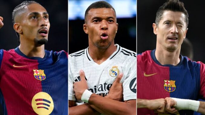 La Liga top scorers 2024-25: Robert Lewandowski, Kylian Mbappe & the race for the Pichichi trophy La Liga top scorers 2024-25: Robert Lewandowski, Kylian Mbappe & the race for the Pichichi trophy