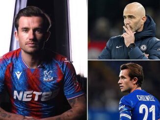 Crystal Palace foot half of Chilwell's wages and seal loan