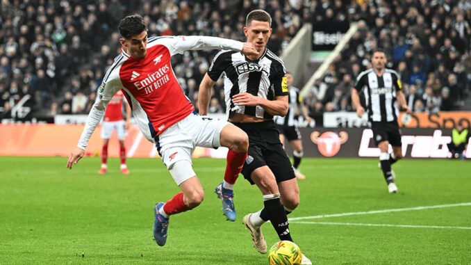 Arsenal have been eliminated from the Carabao Cup after suffering a defeat against Newcastle