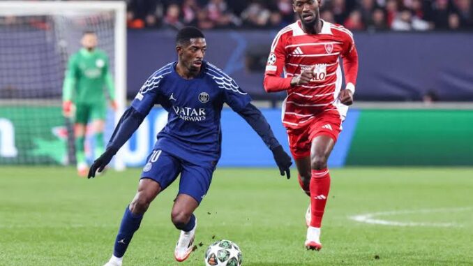 Dembélé Shines as PSG Dominates Brest with a 3-0 Victory